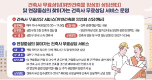 금천구, 건축민원 전문상담 서비스 운영