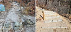 회복된 숲길, 더 편해진 산행..서대문구 인왕산 산불 피해지 복구