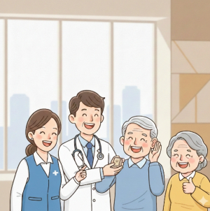 강남구, 하나이비인후과병원 손잡고 취약계층 보청기 지원