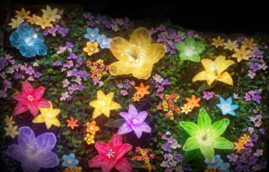 동대문구 배봉산 미디어파사드 봄 시즌 운영…암벽 위로 피는 별빛 동화