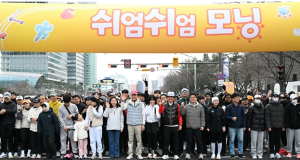 오세훈 시장, `쉬엄쉬엄 모닝` 참석