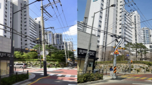 양천구, 보도·차도 가로막던 전신주 4기 이설...통행 불편 해소