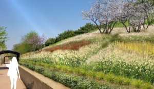 송파구 탄천 수변, `매력정원`으로 거듭난다…하얀 눈꽃길부터 은빛 물결 숲까지!