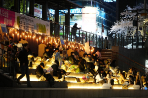 벚꽃 따라 머무는 문화… 성북천, 낮엔 독서 밤엔 공연