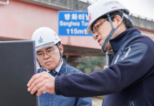 진교훈 강서구청장, 광명~서울 고속도로 현장 점검