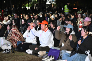 오세훈 시장, 2026 서울스프링페스티벌 첫날(10일) 한강 드론라이트쇼 관람