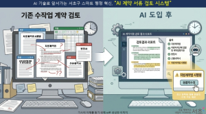 서초구, 전국 최초 AI 기반 계약서류 검토시스템 구축 추진