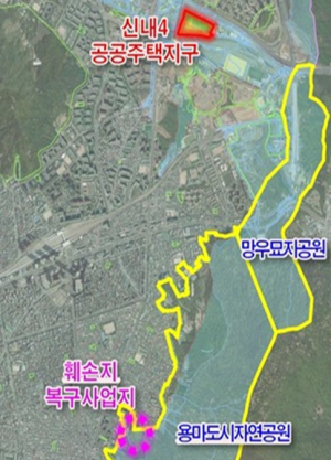 서울시, 신내4 공공주택지구 개발제한구역 훼손지 복구계획 결정(변경) `원안가결`