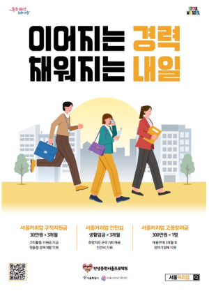 서울시, 구직지원금부터 AI 직무교육과 인턴십까지 `취업패키지`…`서울커리업` 2차 모집 시작
