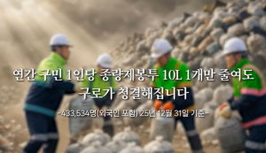 구로구, 생활폐기물 감량 평가 장려구 선정…시비 8천만 원 확보