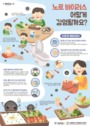 성북구보건소, 노로바이러스 확산 우려에 예방 홍보 나서
