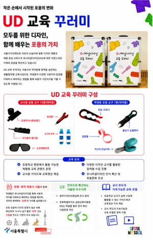 서울디자인재단, 초등학생이 노안 체험을? 모두를 위한 디자인 전국으로 확산