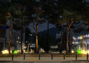 서초구, 청계산입구역 일대 경관조명 설치... 상권에 활력 더한다!
