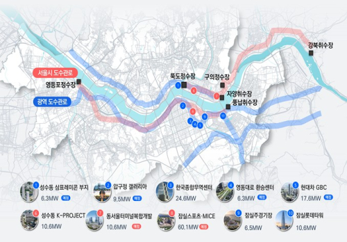서울시, 한강·상수도 관로를 ‘도시에너지망’으로…수열에너지 6배 확대
